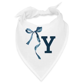 Monogramm und Geschenkidee - Bandana - Weiß - Vorne