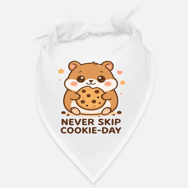 Hamster heureux des biscuits Bandana