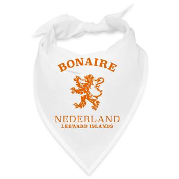 Bonaire Nederland Netherlands - Bandana - Weiß - Vorne