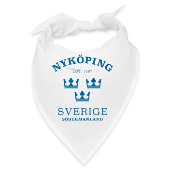 Nyköping Sverige Schweden - Bandana - Weiß - Vorne