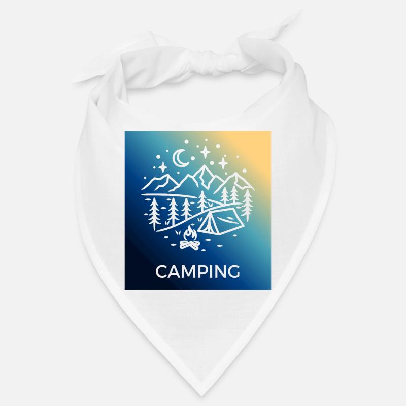 Night Forest Camping Camping Bandana