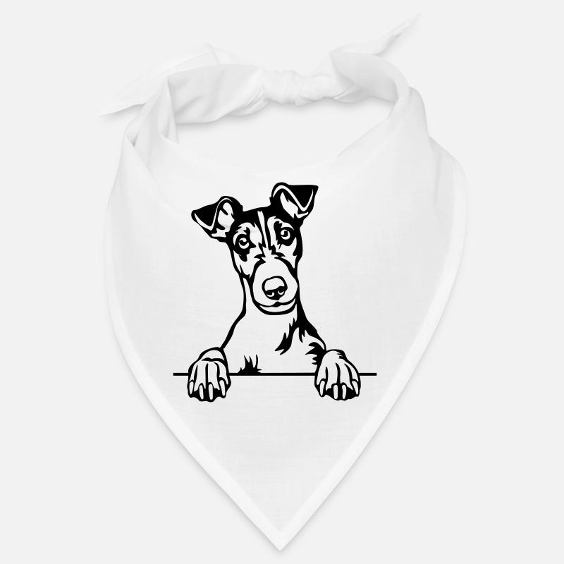 Fox Terrier Head Bandana