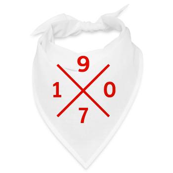 1907 Essen Ruhrpott Fussball für echte Revier Fans - Bandana - Weiß - Vorne