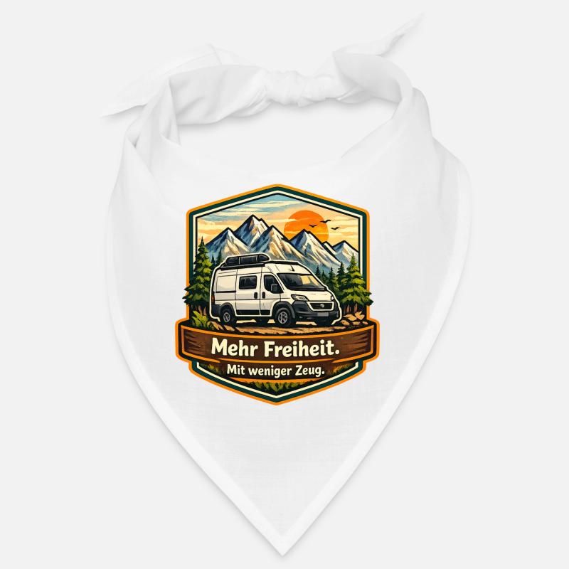 Camping—Plus de liberté—avec moins de choses—camper Bandana