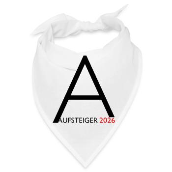 Aufsteiger 2026 Aufstieg - Bandana - Weiß - Vorne