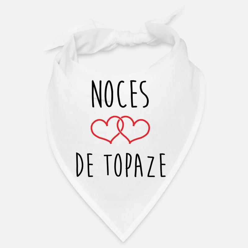 Topaz-Hochzeit 44 Jahre Ehe Bandana