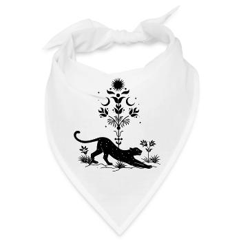 Cosmic Leopard Boho - Bandana - Weiß - Vorne