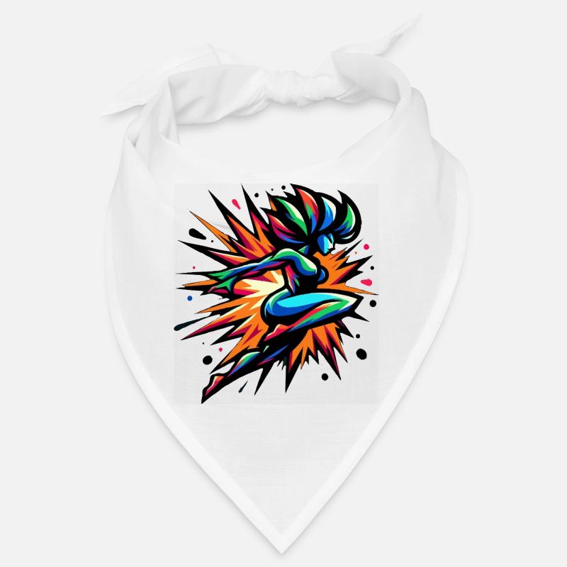 Bunter Neon-Sprinter Bandana