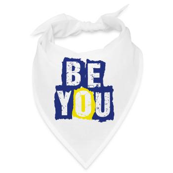 be you - Bandana - Weiß - Vorne