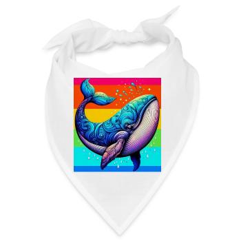 Wal - Bandana - Weiß - Vorne