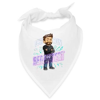 Ich bin begeistert - Bandana - Weiß - Vorne