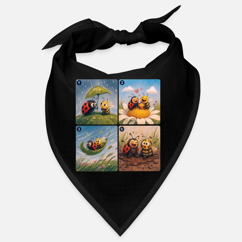 Ladybug und Bee: Eine schöne Freundschaft Bandana