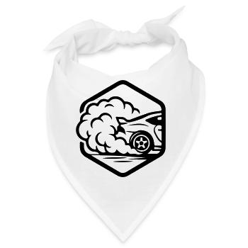 Auto Gas Speed - Bandana - Weiß - Vorne