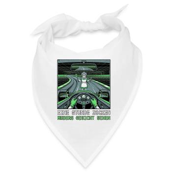 Retro Gaming Endgegner Muder - Bandana - Weiß - Vorne