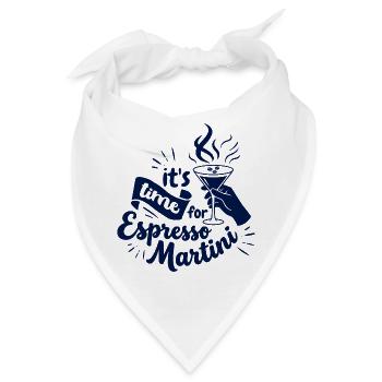 Espresso Martini Social Club - Bandana - Weiß - Vorne