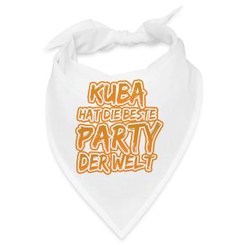 Kuba - Bandana - Weiß - Vorne