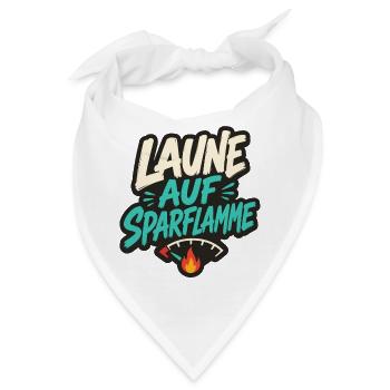 LAUNE AUF SPARFLAMME - Bandana - Weiß - Vorne