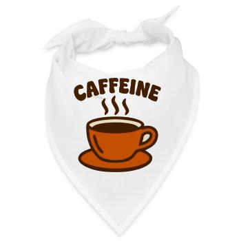Kaffeetasse Caffeine Logo - Bandana - Weiß - Vorne