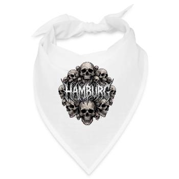 Hamburg Heavy Metal - Bandana - Weiß - Vorne