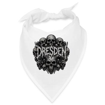Dresden Heavy Metal - Bandana - Weiß - Vorne