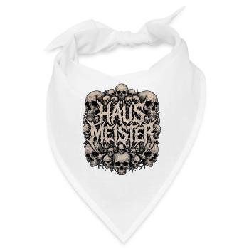 Gothic Hausmeister Death Metal - Bandana - Weiß - Vorne