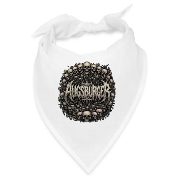Augsburger Death Metal - Bandana - Weiß - Vorne