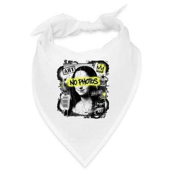 Die Mona Lisa Fatcap Marker - Bandana - Weiß - Vorne