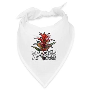 Glitch Monstera Bromelie - Bandana - Weiß - Vorne