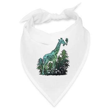 Röntgen Kiffer Giraffe - Bandana - Weiß - Vorne