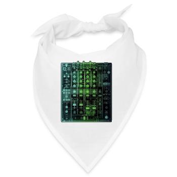 Röntgen Mischpult Dj - Bandana - Weiß - Vorne