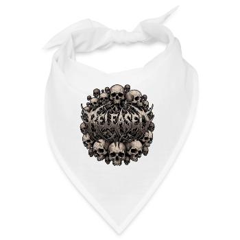 Death Metal Released - Bandana - Weiß - Vorne