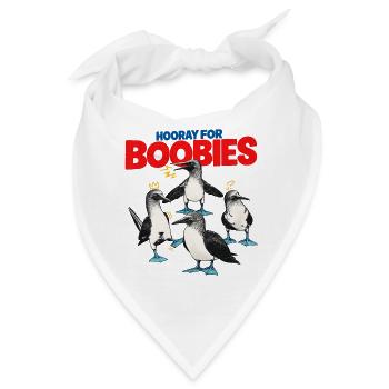 Blaufuß-Parade - Bandana - Weiß - Vorne