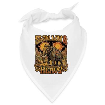Metal Mammut Death Metal Rock - Bandana - Weiß - Vorne