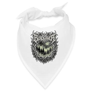 Black Metal Forest - Bandana - Weiß - Vorne