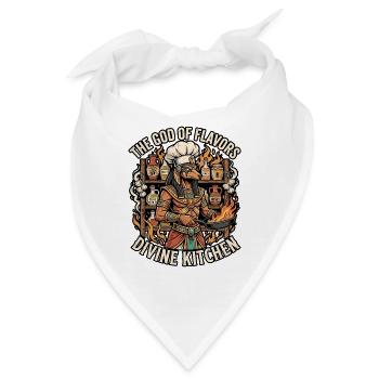 Chefkoch am Herd - Bandana - Weiß - Vorne