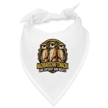 Nachbar Erdmännchen - Bandana - Weiß - Vorne