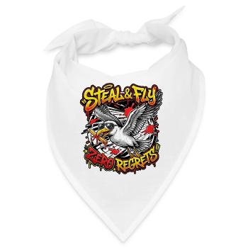 Pommes Möwe - Bandana - Weiß - Vorne