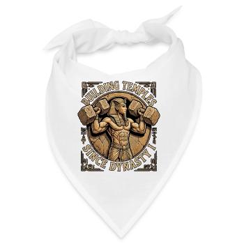 Fitness Trainer Pectoralis Pharao - Bandana - Weiß - Vorne