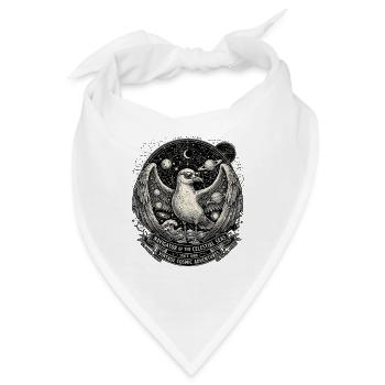 Möwen Kosmos - Bandana - Weiß - Vorne