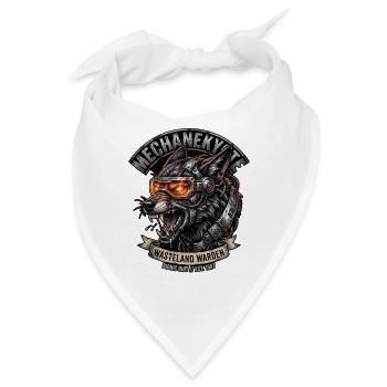 Cyber Kojote - Bandana - Weiß - Vorne