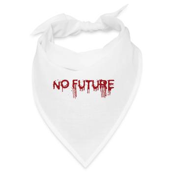 NO FUTURE - Bandana - Weiß - Vorne