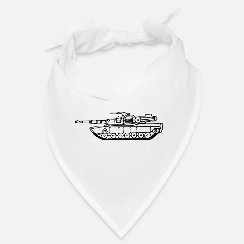gezeichneter M1 Abrams Panzer Bandana