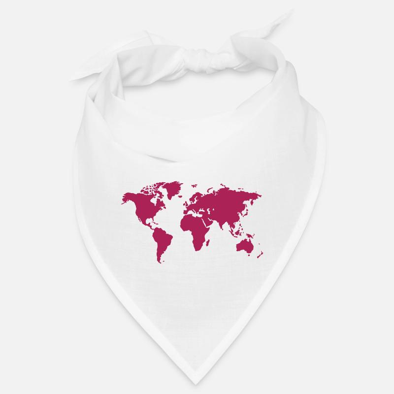 World map Bandana