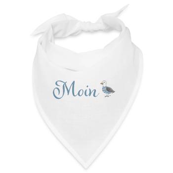 Moin Möwe - Bandana - Weiß - Vorne