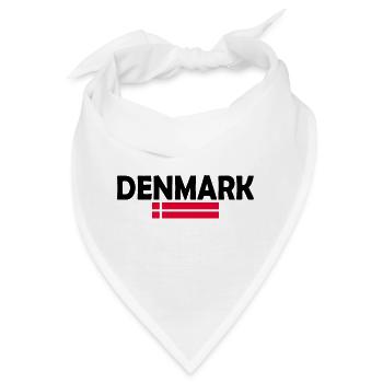 Dänemark - Bandana - Weiß - Vorne