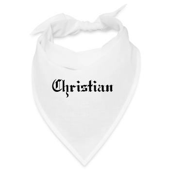 Christian - Bandana - Weiß - Vorne