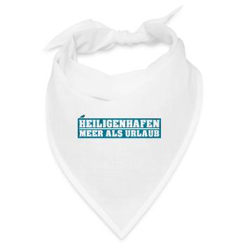 Heiligenhafen - Meer als Urlaub - Bandana - Weiß - Vorne
