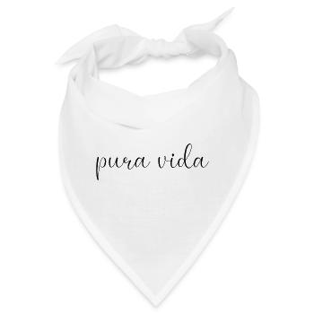 pura vida - Bandana - Weiß - Vorne