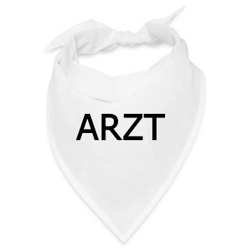Arzt - Bandana - Weiß - Vorne