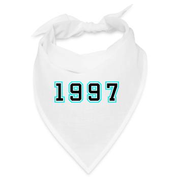 1997 Jahr Geburtstag - Bandana - Weiß - Vorne